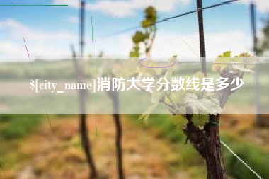 常州消防大学分数线是多少