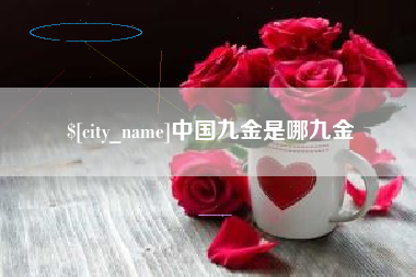 常州中国九金是哪九金