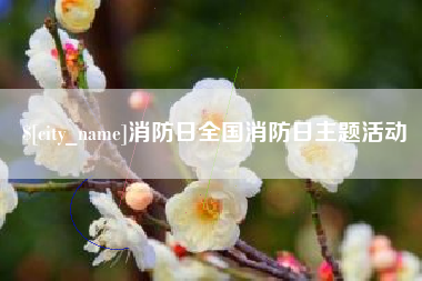 常州消防日全国消防日主题活动