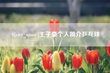 常州王子豪个人简介乒乓球