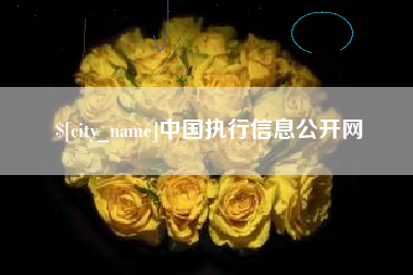 常州中国执行信息公开网