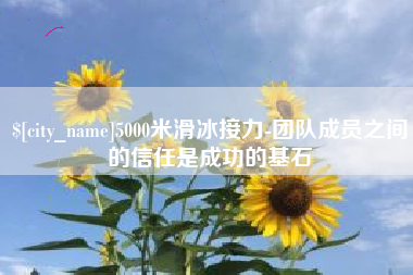 常州5000米滑冰接力-团队成员之间的信任是成功的基石