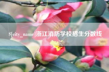 常州浙江消防学校招生分数线