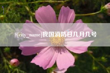 常州我国消防日几月几号