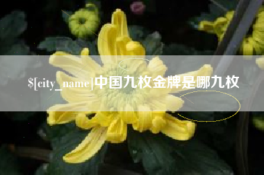 常州中国九枚金牌是哪九枚
