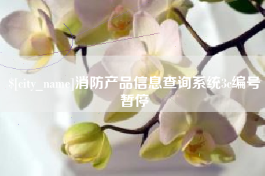 常州消防产品信息查询系统3c编号暂停