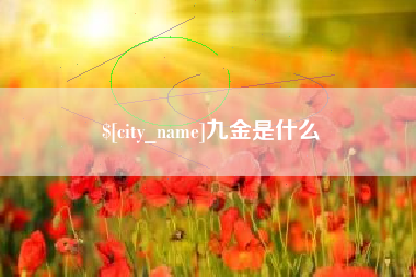 常州九金是什么
