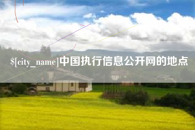 常州中国执行信息公开网的地点