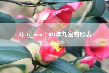 常州2021年九宫对照表