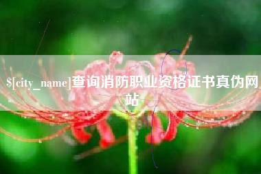 常州查询消防职业资格证书真伪网站