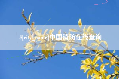 常州中国消防在线查询