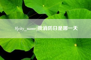 常州我消防日是哪一天